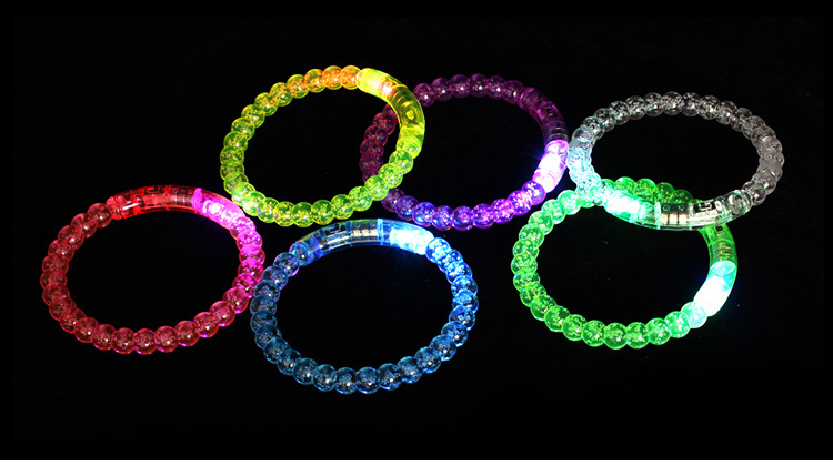 亚克力闪光手镯 饰品夜发光 手环 荧光棒 派对助威道具儿童玩具详情11