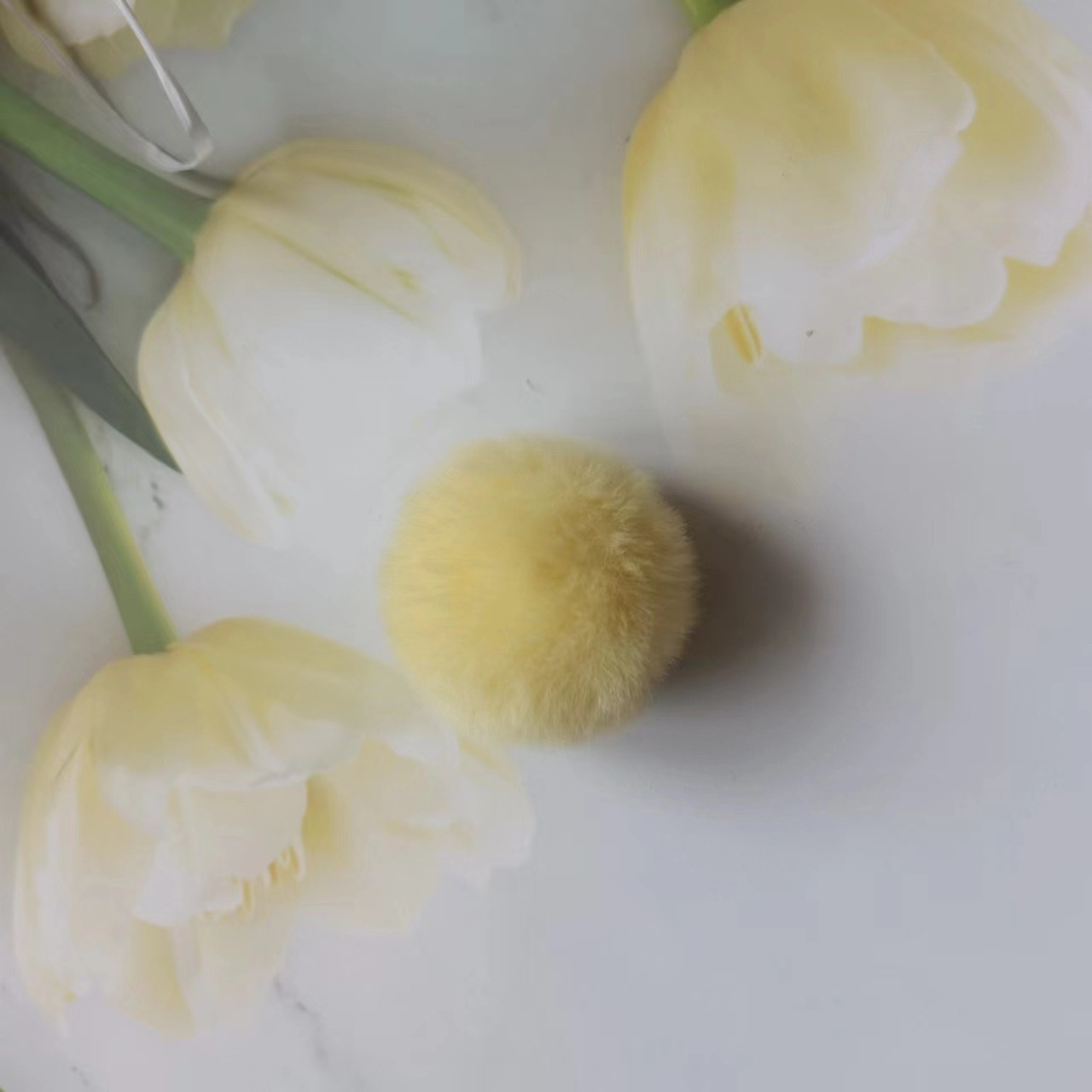 批发3-5厘米仿兔毛小毛球服饰鞋帽毛绒辅料头饰发夹diy毛球配件详情8