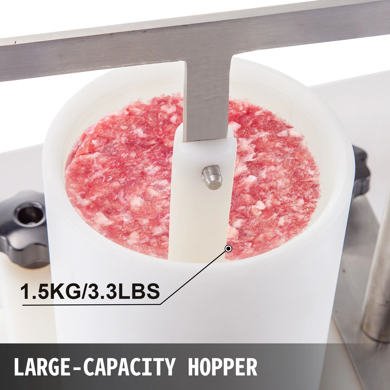 The new type of plastic hamburger forming machine, export hand-pressed PE hamburger machine and meat Patty making machine pic 6