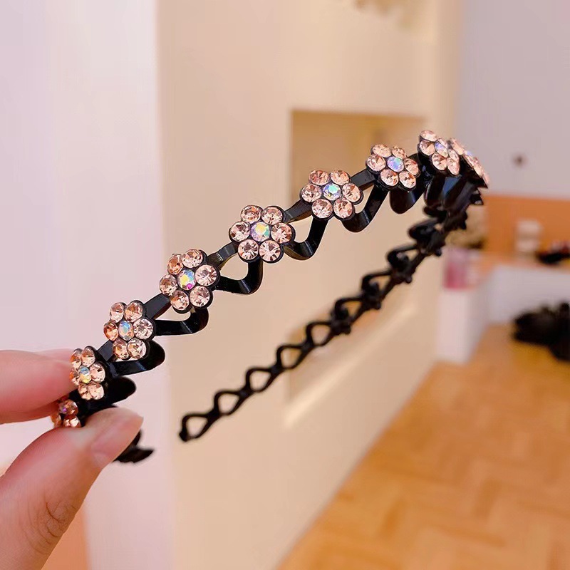 Pearl hairband for women, simple and retro style. Hairband for women, hairpin. Korean Internet celebrity, fairy-like, forest-themed, super fairy-like headwear pic 7