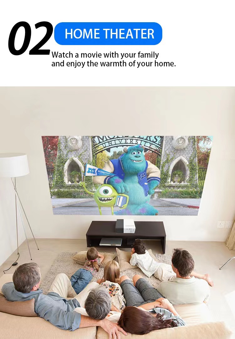 The new YG300MAX upgraded Q3 portable projector for cross-border e-commerce and the mini projector for foreign trade pic 9