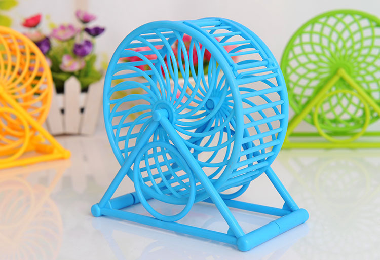 仓鼠用品 仓鼠跑轮塑料 大号滚轮仓鼠转轮支架宠物玩具厂家批发详情3