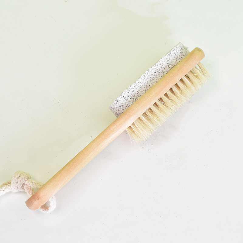 源头工厂猪鬃毛双面浮石刷挫脚板多功能足部清洁磨脚石轻松去老茧详情33