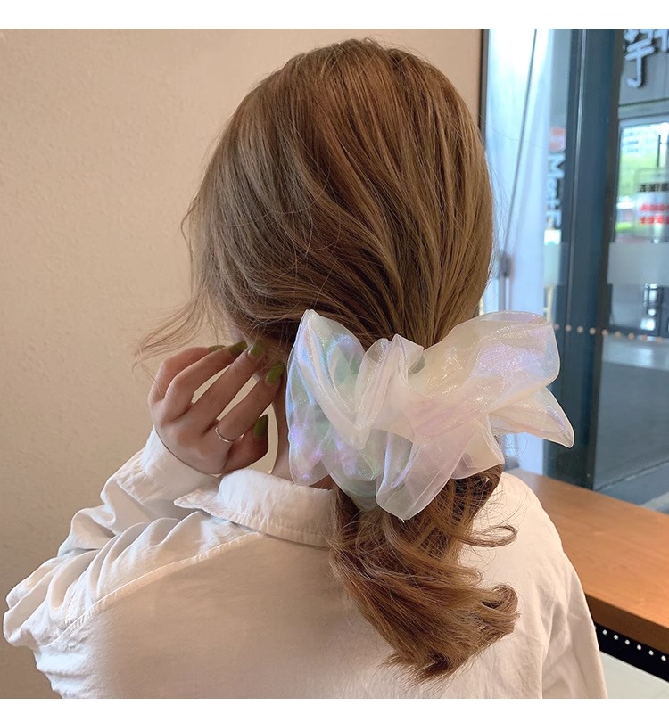 韩系大肠圈毛线发圈ins复古简约百搭布艺发绳肥肠头绳女发饰批发详情14