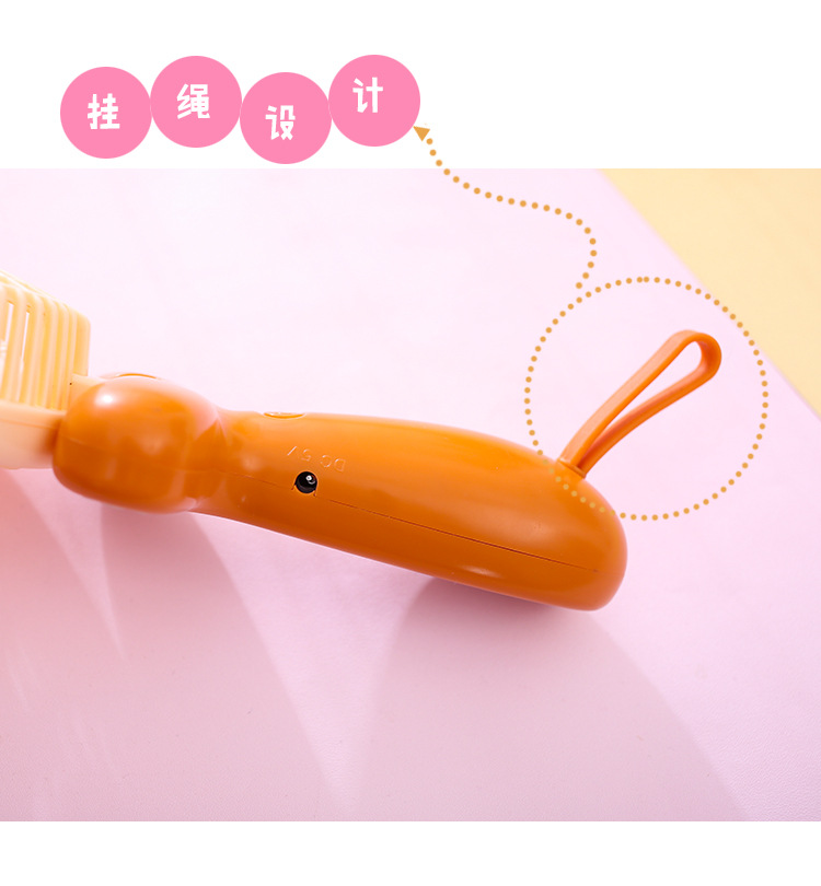 Creative cartoon usb fan, mini and cute, card-holding, folding and charging small electric fan, small household appliance pic 9