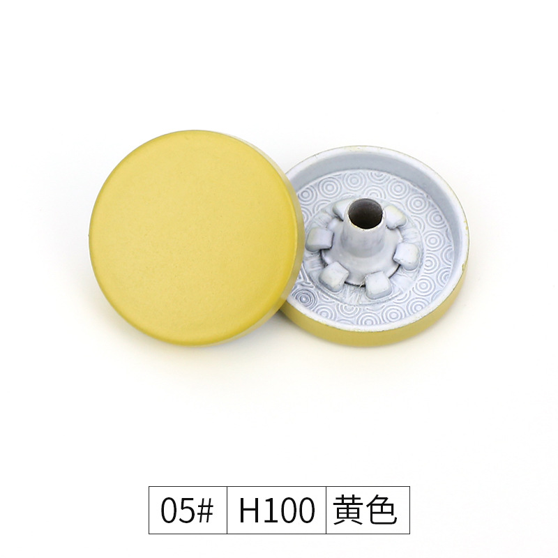 Wholesale of four-piece buckles, metal concealed buckles, colored spray-painted buttons, flat snap buttons, and small chanel-style coat buttons in stock from the manufacturer pic 41