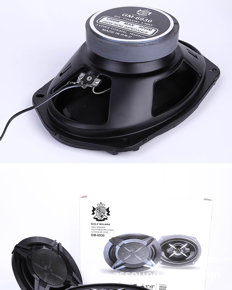 Wholesale car audio modification rear door high and low frequency speakers 6930 car audio 6* 9-inch coaxial speakers pic 11