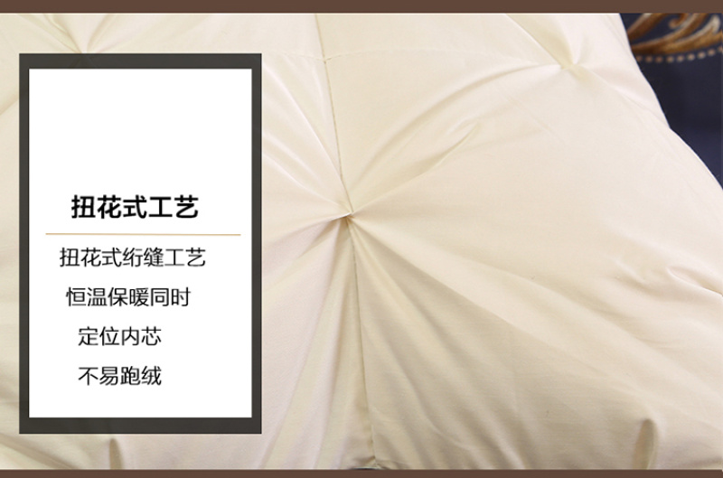 New all-cotton fiber twisted three-dimensional pillow core, down pillow core, duck slice and duck down three-dimensional pillow core, exclusively for foreign trade pic 6