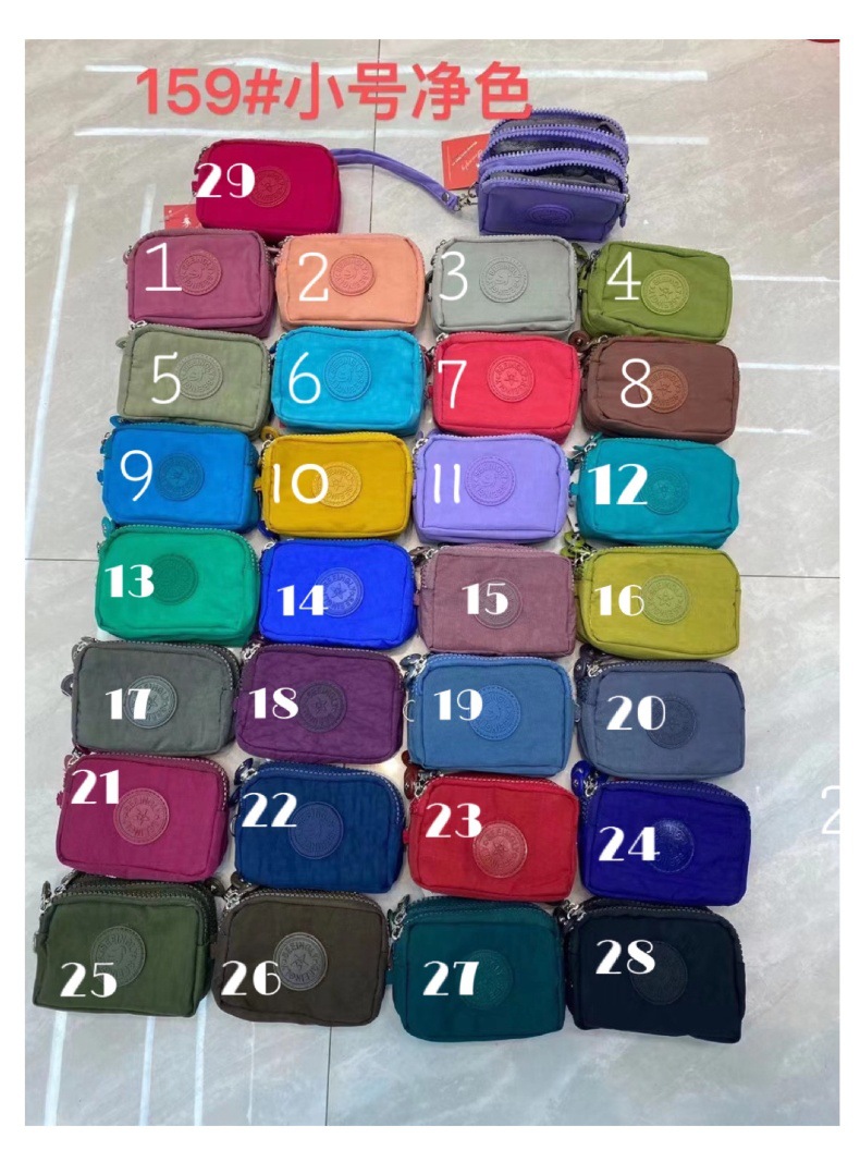 厂家直销外贸零钱包 跨境礼品简约防水钥匙包尼龙拉链零钱包批发详情10