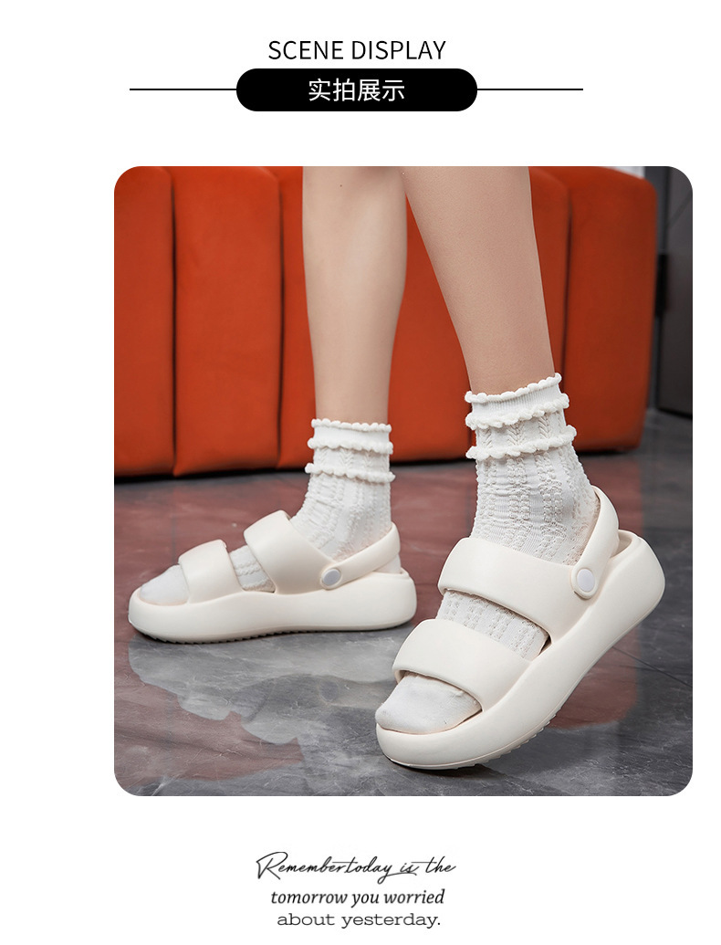 厚底拖鞋女夏季新款踩屎感EVA两穿软底情侣家用凉拖沙滩鞋凉鞋女详情8