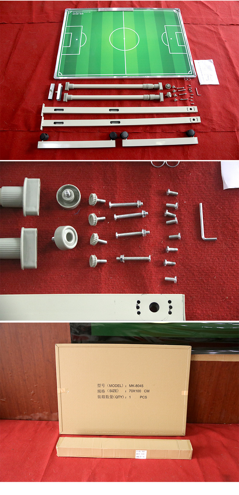 大号支架式教练示教板足球战术板教练沙盘磁性可擦写足球指挥板详情14
