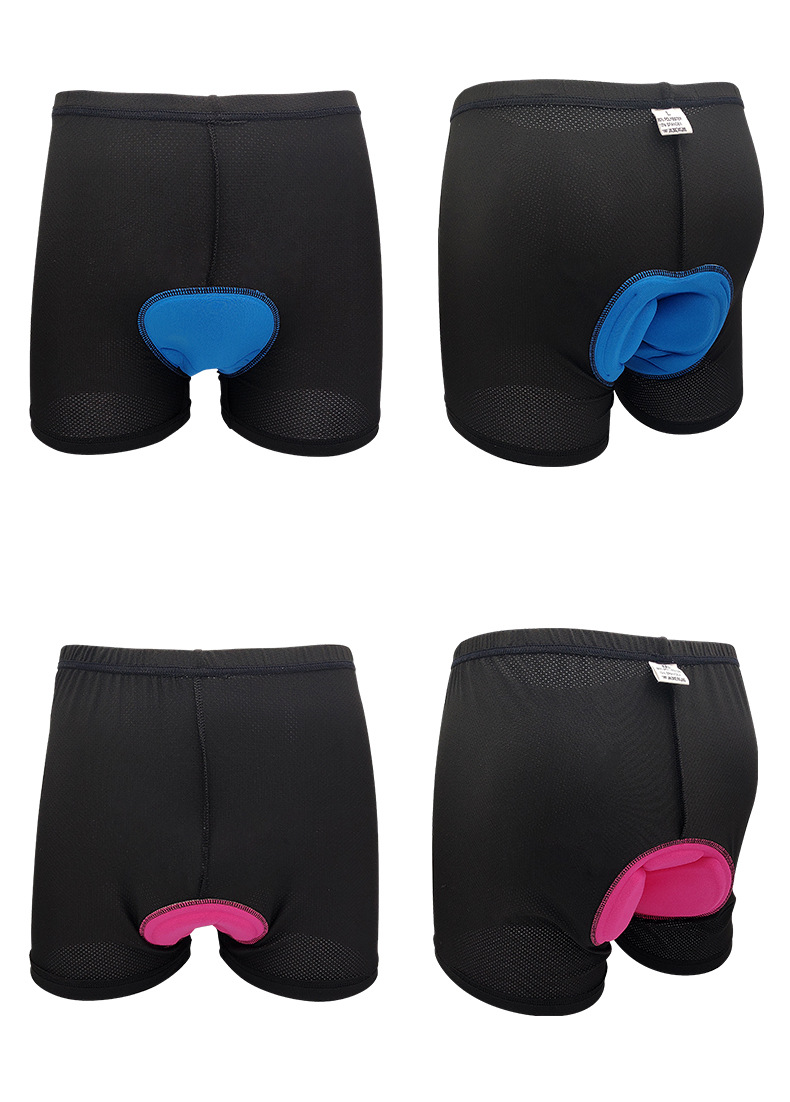 Verano al aire libre ciclismo shorts hombres y mujeres transpirable bicicleta 3D silicona esponja cojín ciclismo pantalones pic 8