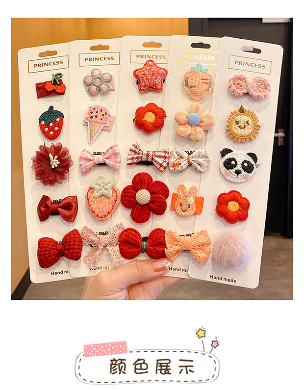 Baby hair clips that do no harm to hair, hair clips, hair accessories, infant and toddler fetal hair clips, cute baby bangs clips, hair accessories pic 18