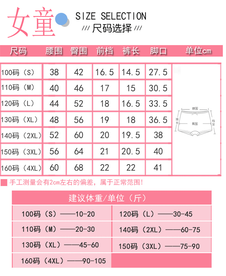 【2条盒装】儿童内裤女童男童平角莫代尔棉中小童四角小女孩内裤详情6