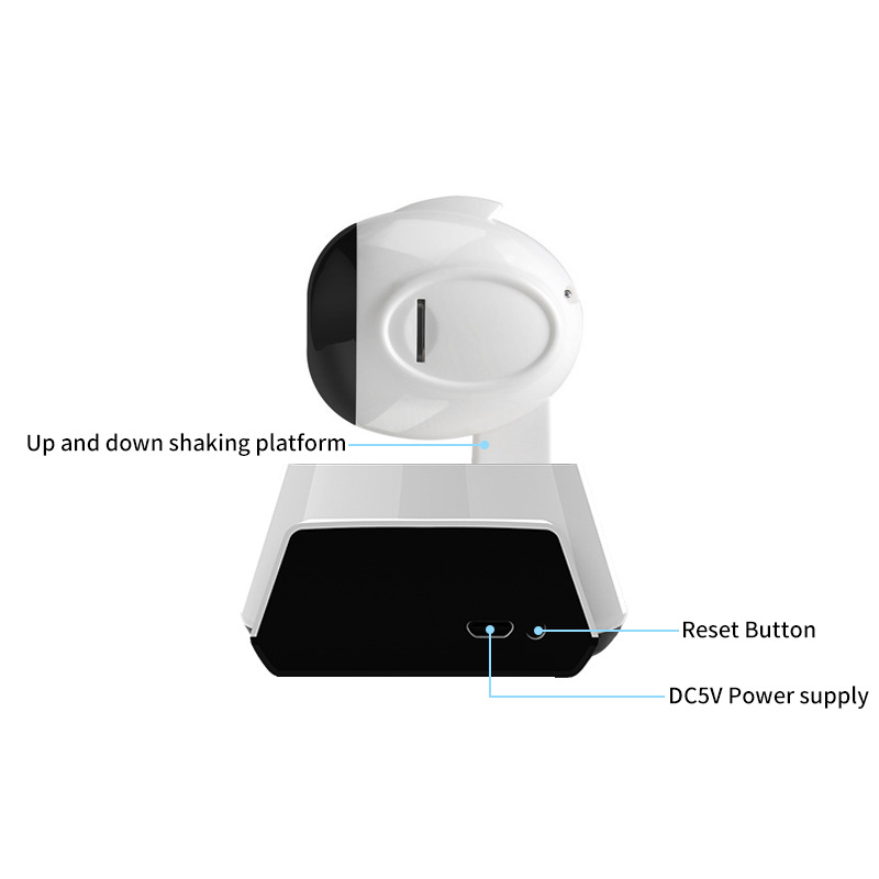 Factory wholesale and consignment delivery of V380 home dog shaking head machine 360-degree wifi high-definition network monitor camera pic 5