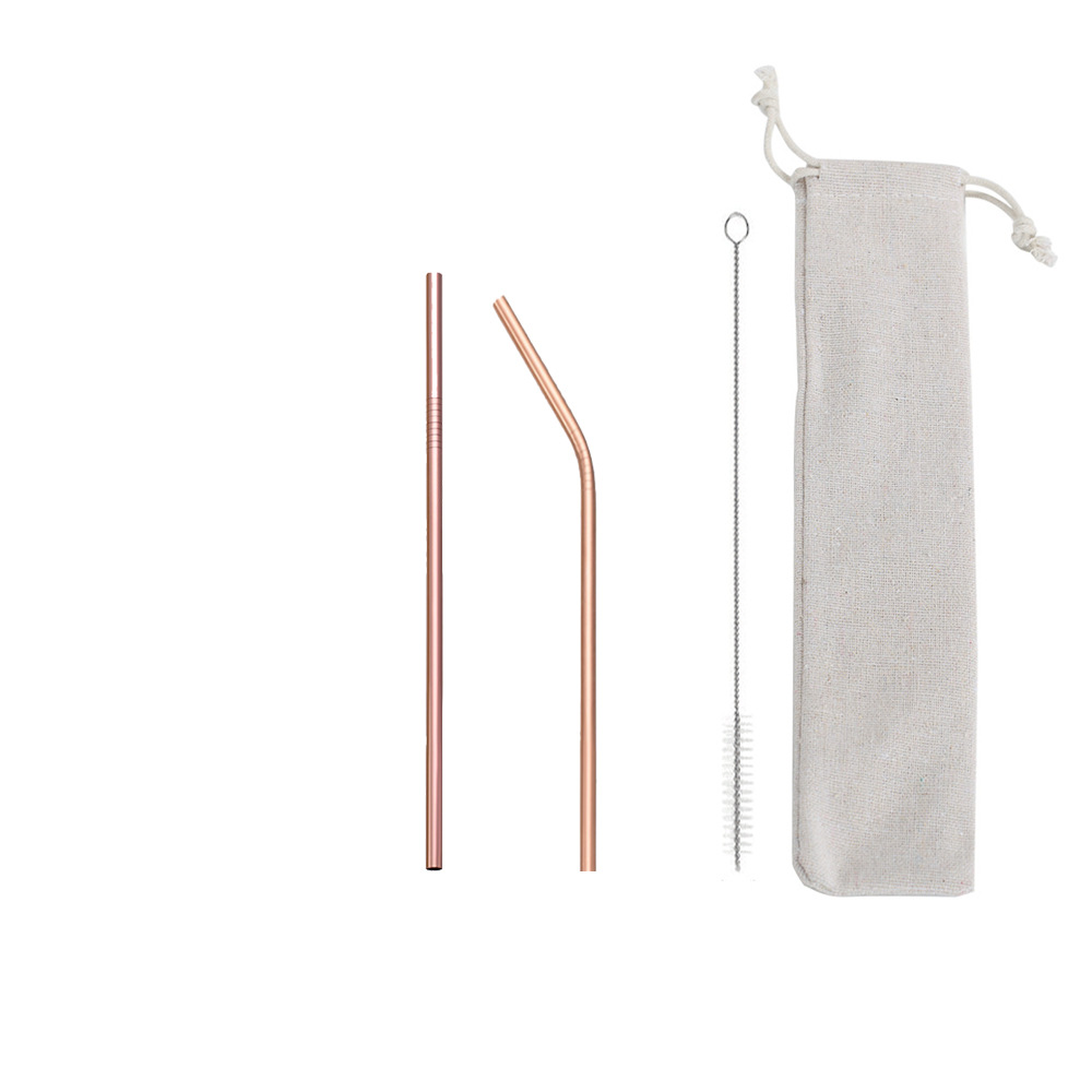 SWEN0 portable stainless steel straw set, flexible and easy to clean, beverage straws exclusively for Amazon, portable, easy to clean, reusable stainless steel straws, can be equipped with a velvet bag for outdoor and household use pic 12
