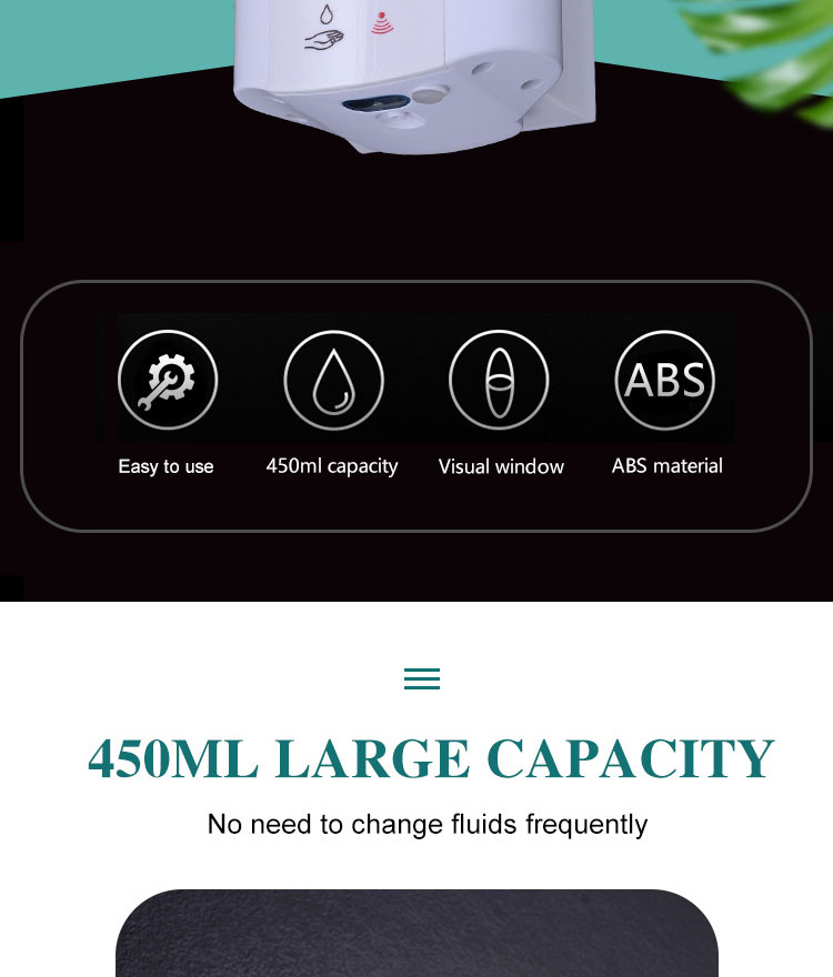 Automatic sensor soap dispenser, bathroom wall-mounted intelligent hand sanitizer sensor, sensor disinfection machine, soap dispenser pic 13