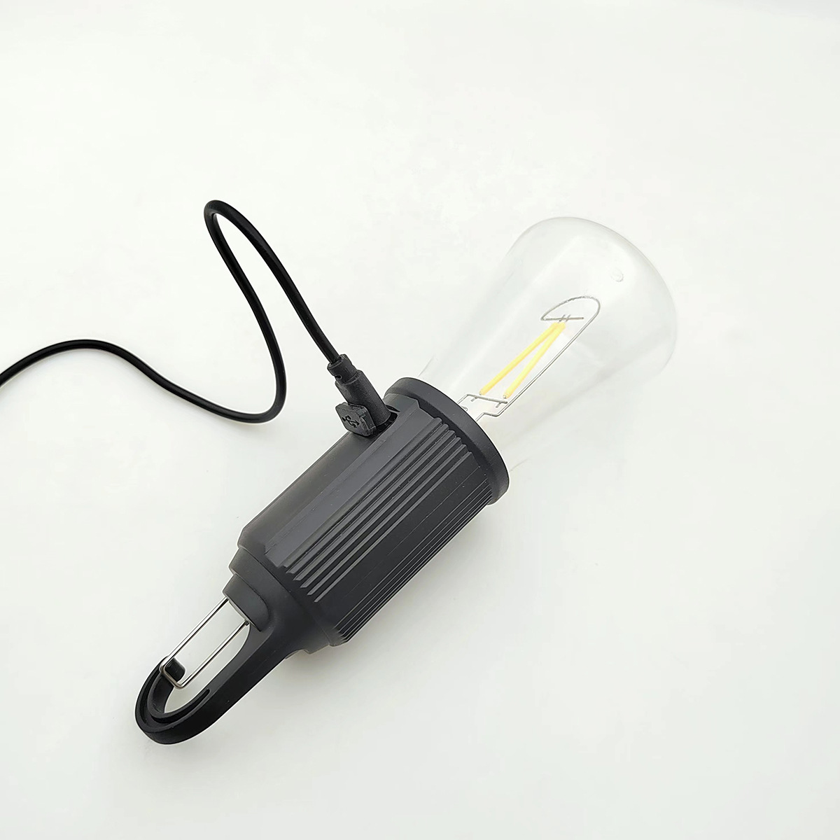 New LED charging tungsten filament warm white light bulb, outdoor camping atmosphere light, tent light, night market stall light bulb pic 2