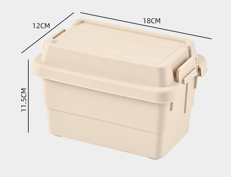 Camping seasoning bottle storage box, mini small storage box, outdoor desktop multi-functional storage box, miscellaneous bucket pic 13