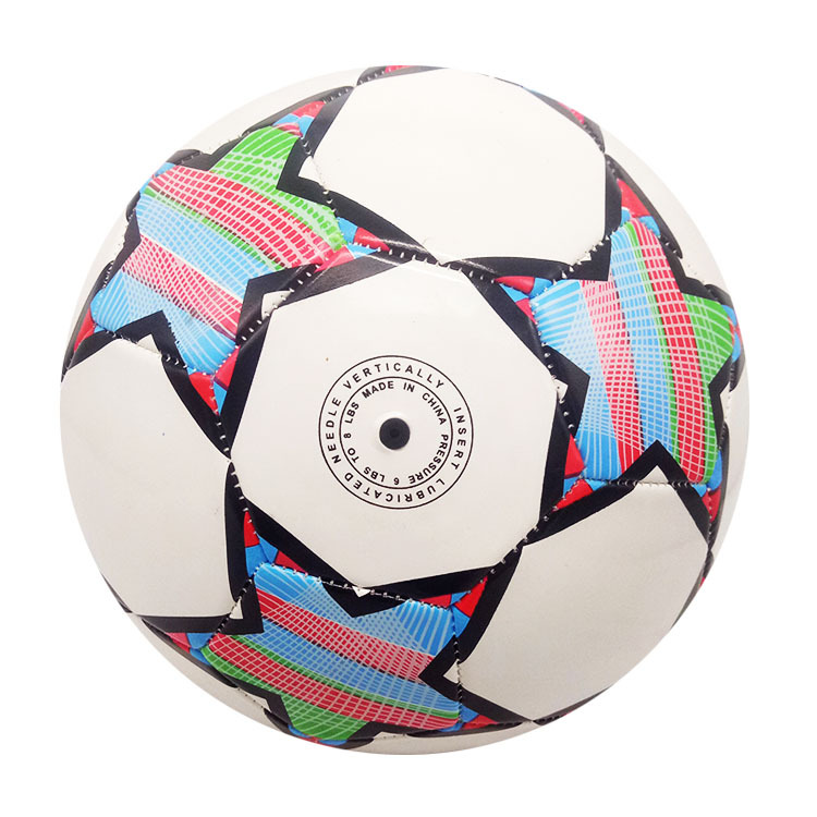 厂家直销 4号5号机缝足球 PVC 经典时尚 现货批发 一件代发详情20