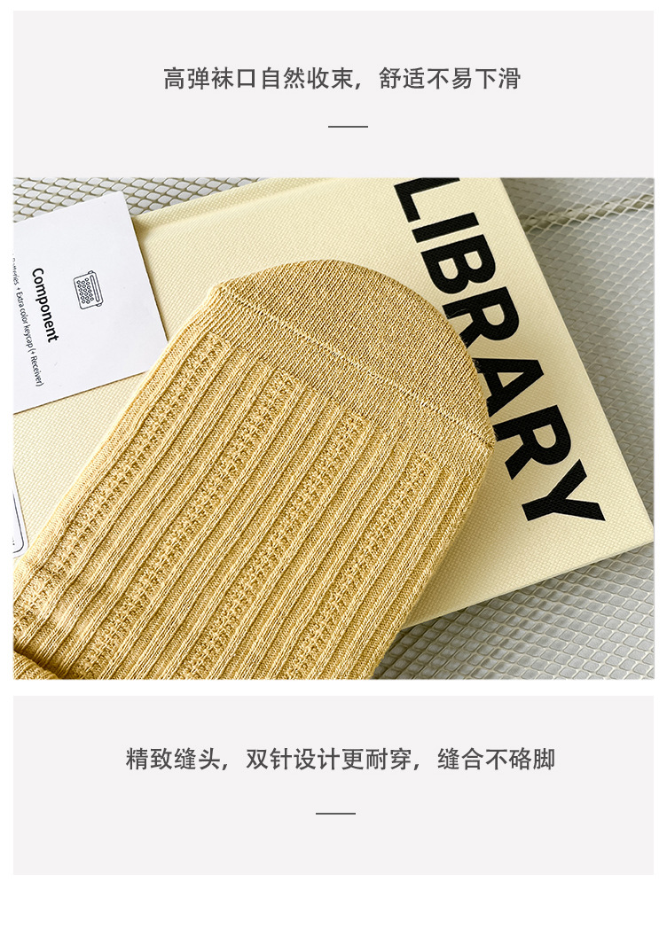 Sock stall, one-piece delivery for autumn and winter, new Japanese-style cute kitten cotton socks for women, double-needle mid-calf socks for women, casual and breathable pile socks, one-piece delivery pic 6