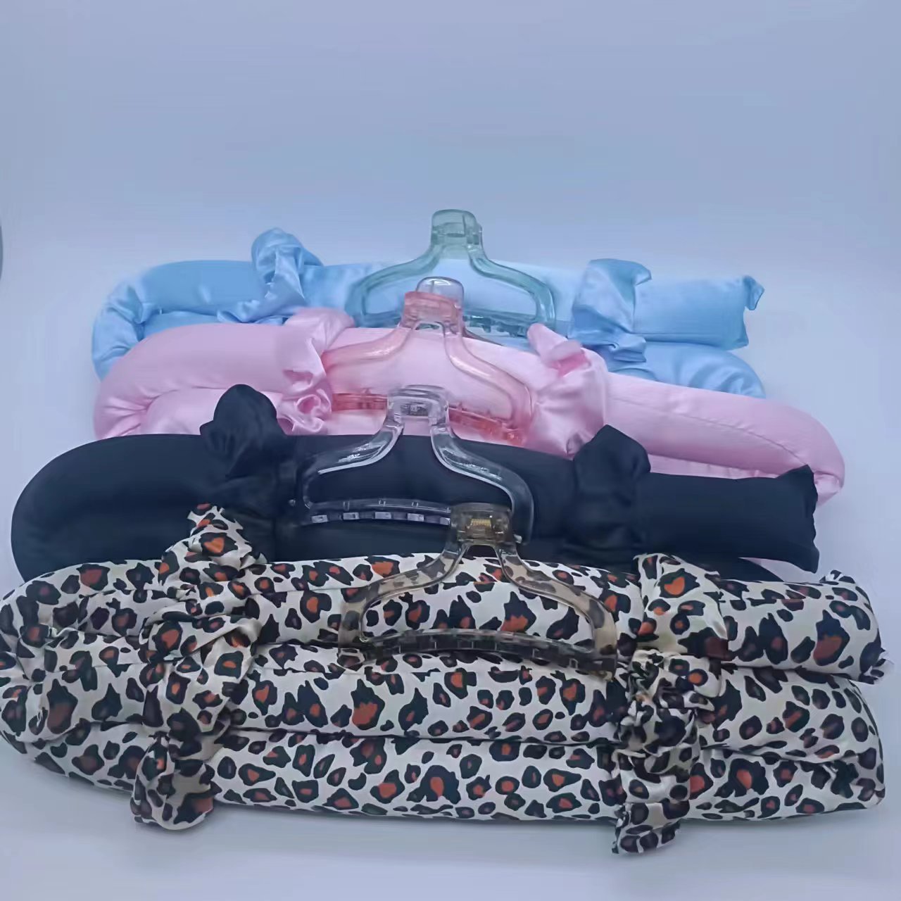 亚马逊泡沫睡眠懒人卷发带夹子神器 跨境新款两用刘海缝发卷发器详情2