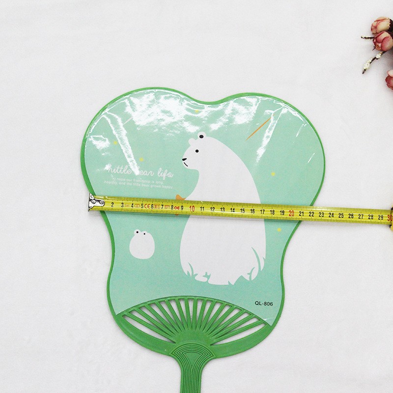 Cartoon cute fans, large banana leaf fans with handles, round fans, plastic large paper fans, 2 yuan, department store wholesale, street stalls, street stalls, street stalls pic 4