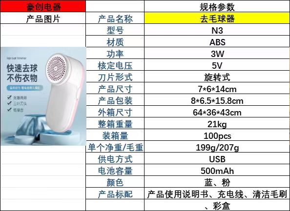 家用便捷毛球修剪器剃毛器电动充电毛衣去球器礼品抖音爆款跨境详情1