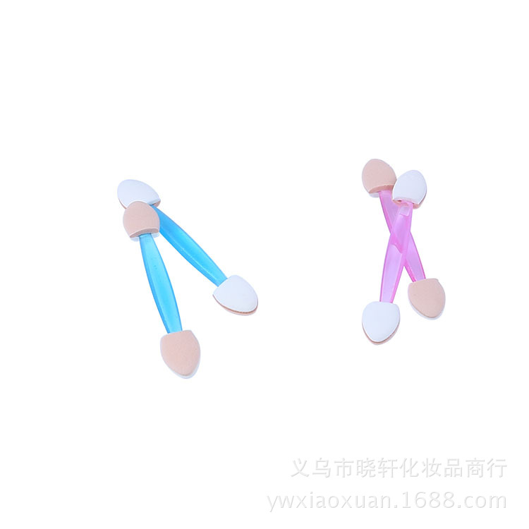 厂家供应双头眼影魔棒海绵眼影棒刷彩妆美妆化妆美容工具 批发详情6