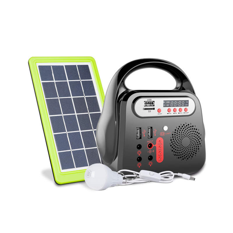 Outdoor portable energy storage lighting fixtures, outdoor lighting MP3, Bluetooth function, solar charging pic 1