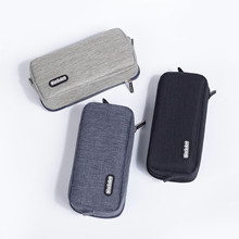 韩版大容量拉链笔袋 pencil case PVC文具包铅笔袋 笔袋定制logo详情7