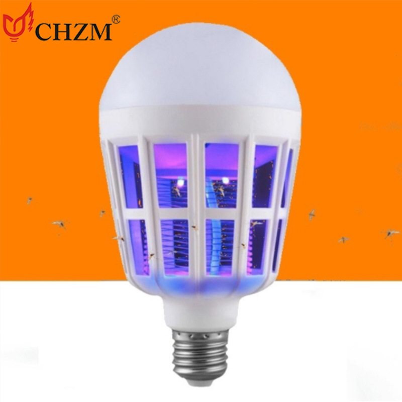 LED灭蚊球泡灯驱蚊杀蚊照明两用灯泡紫外线无辐射电击灯泡详情3