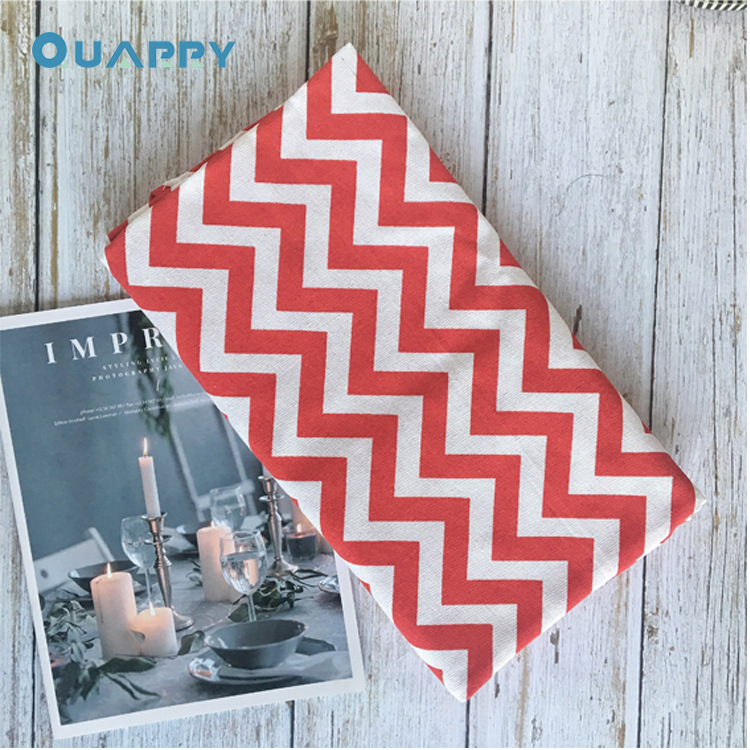 1.5cm wavy printed canvas polyester-cotton 8-amp bag, throw pillow, picnic mat, beach bag, Indian tent fabric pic 32