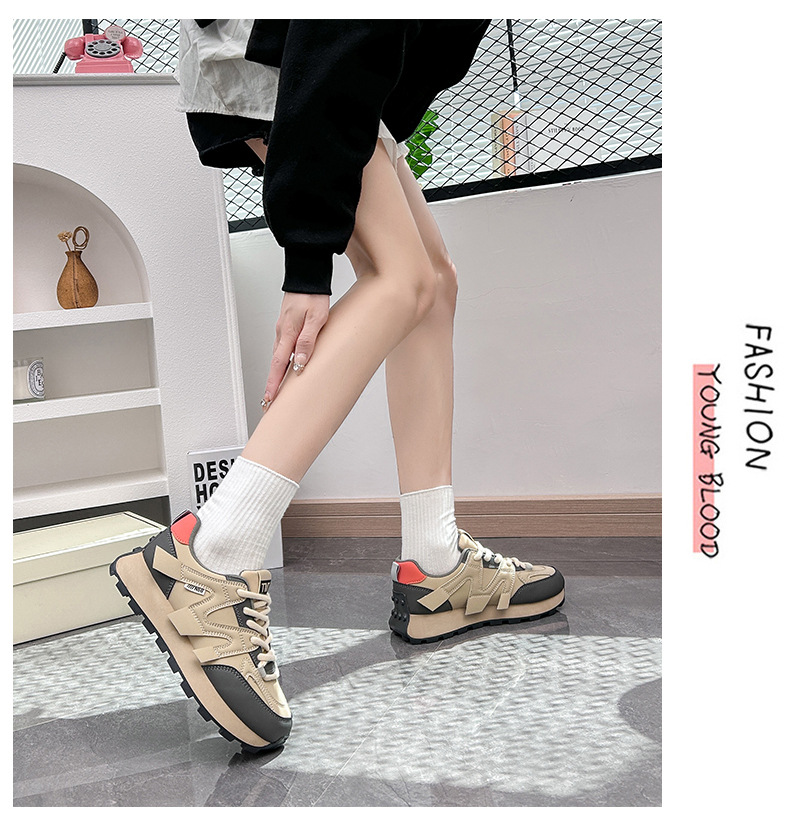 ins韩版阿甘鞋女2023秋季新款学生跑步运动老爹鞋增高休闲FD6686详情11