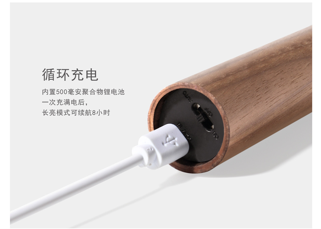 走廊智能人体感应灯led充电小夜灯楼梯走廊带人体感应水晶灯壁灯详情8