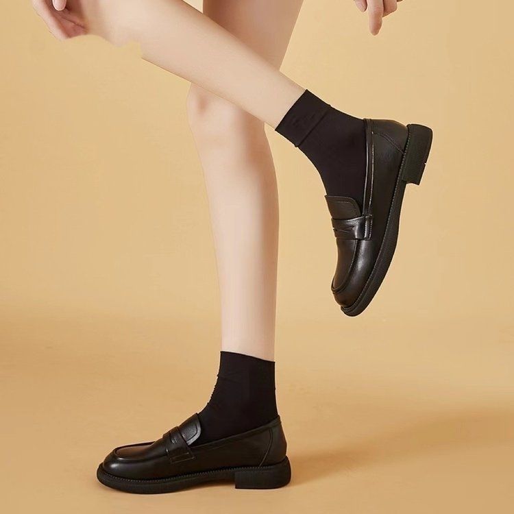 玛丽珍仙女配裙子单鞋女2024新款夏浅口晚晚风平底一脚蹬奶奶瓢鞋详情9