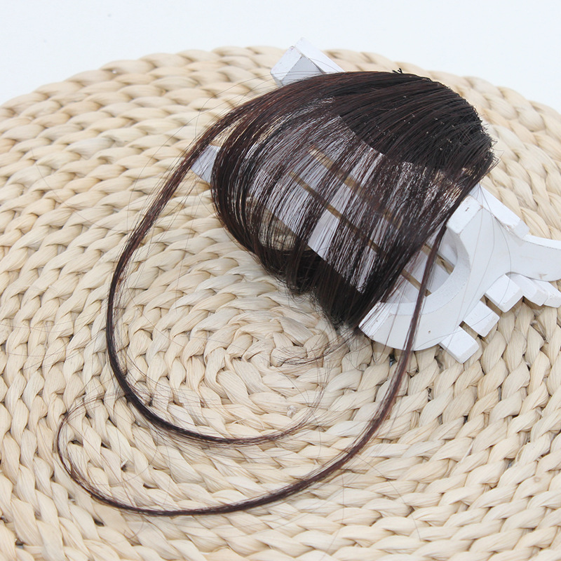 Mini bangs, air bangs, fake bangs, realistic bangs for women, thin bangs wigs pic 9