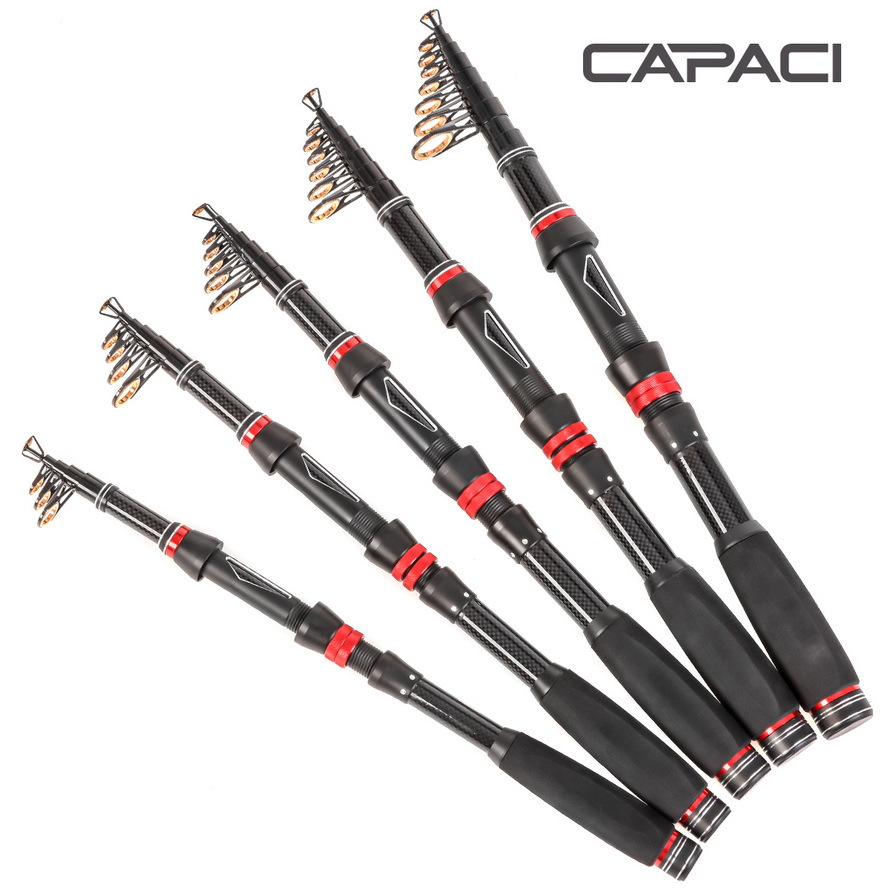28081 CAPACI [RC Series Red and Black Ultra-Short Sea Fishing Rod] EVA Handle Small sea Fishing Rod, Lull exit pic 9