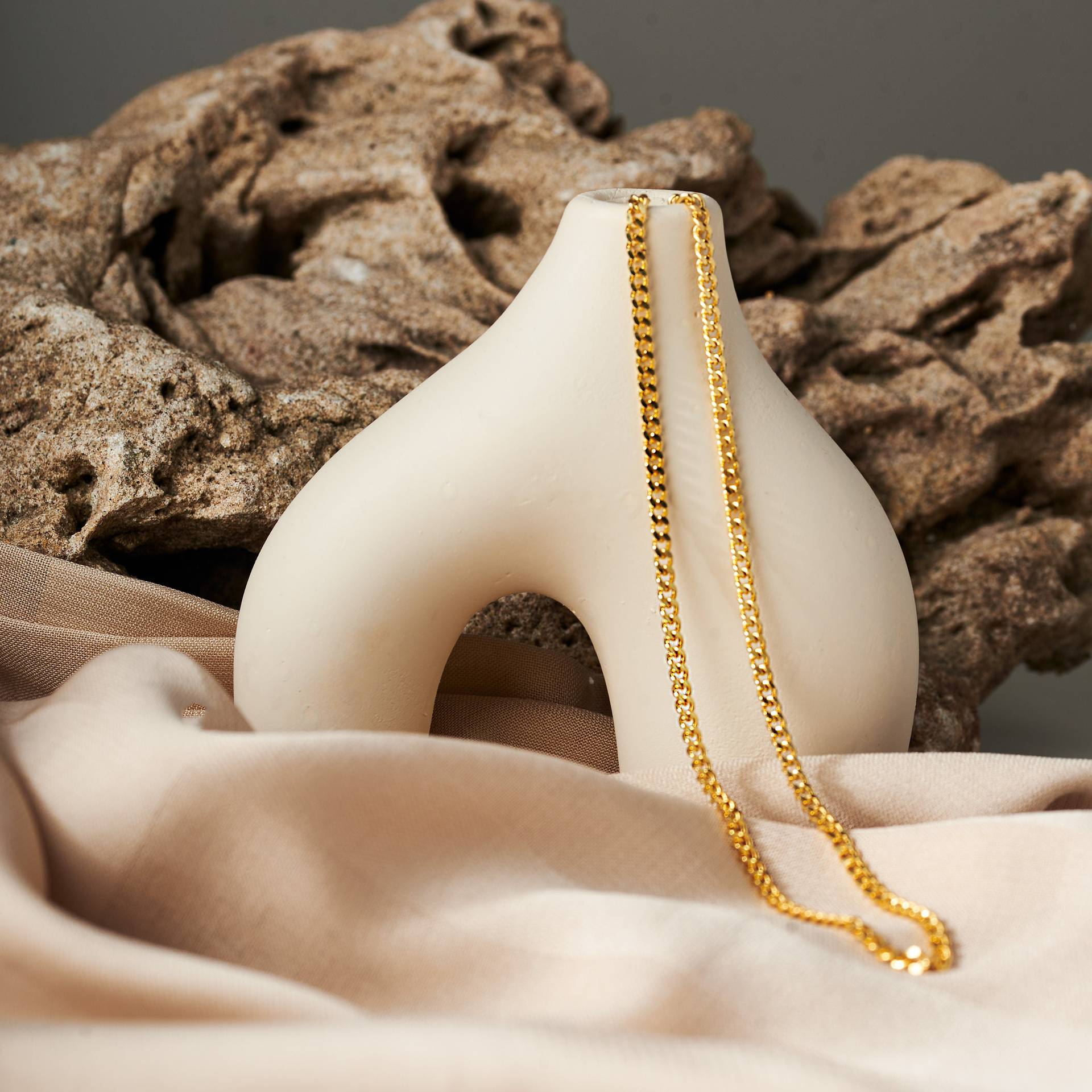 European and American cross-border stainless steel simple and versatile 18k gold plain chain, blade chain, twist chain, box chain, diy jewelry chain pic 10
