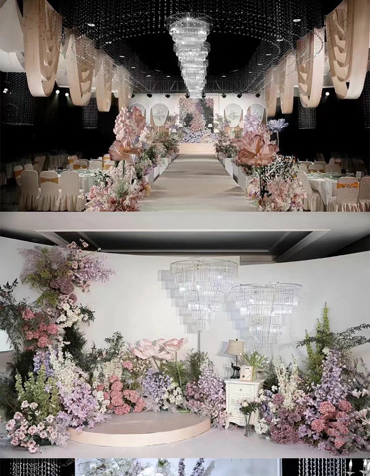 仿真花棒棒糖绣球单支大绣球婚庆假花路引插花婚礼客厅摆放装饰花详情7