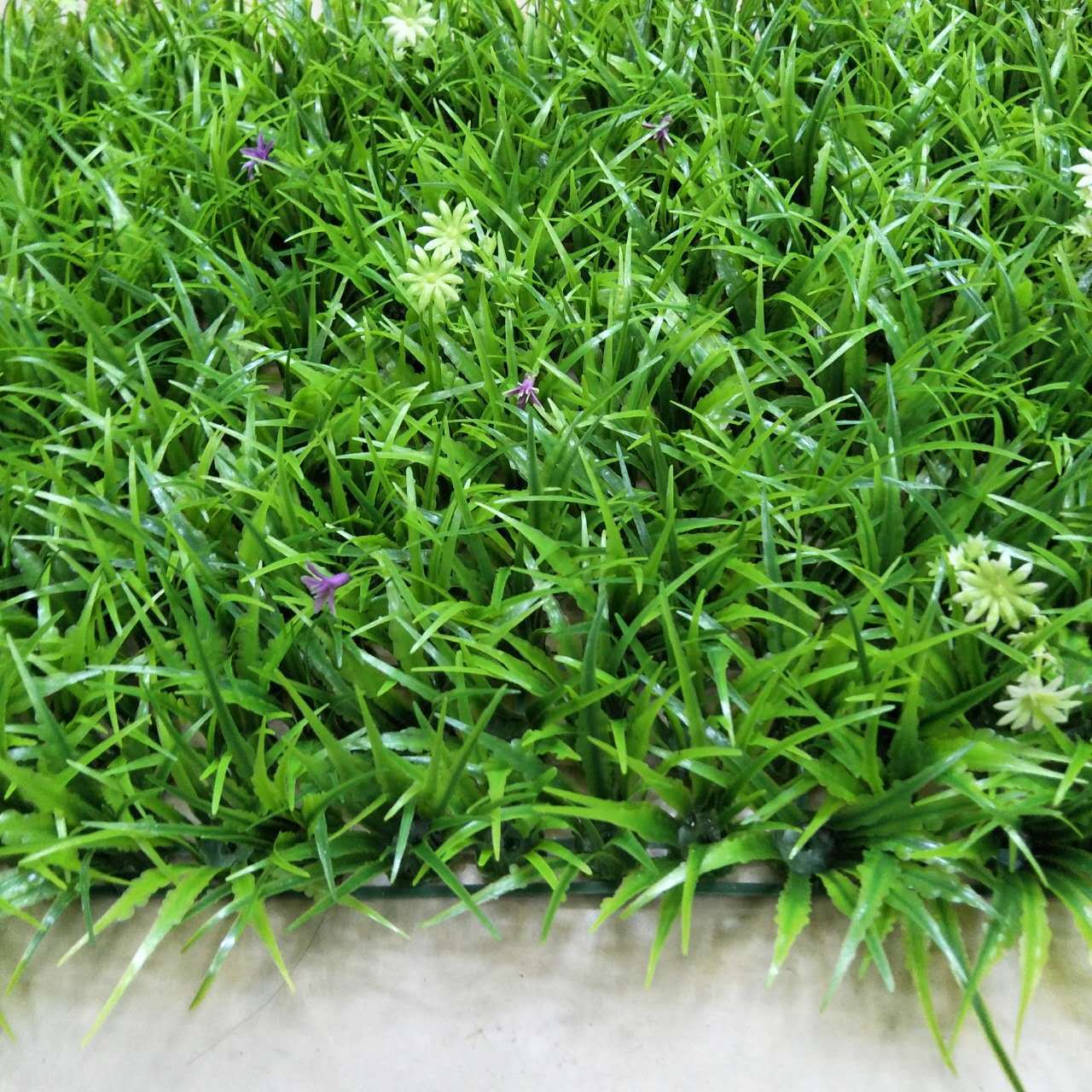 Yiwu factory direct sales, wholesale of artificial tall seedling lawns, artificial turf plastic 60*40cm, densified and thickened pic 5