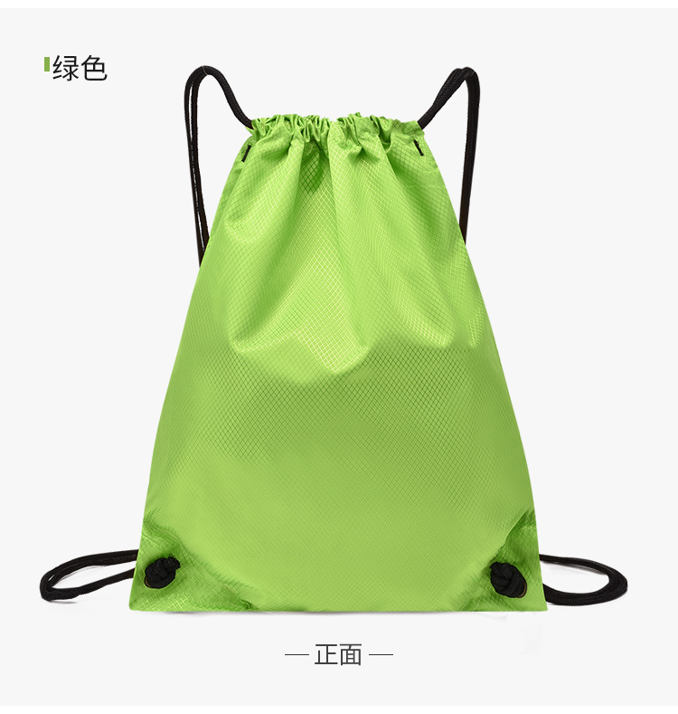 抽绳运动包现货防水马拉松束口袋户外运动收纳双肩背包运动训练包详情20