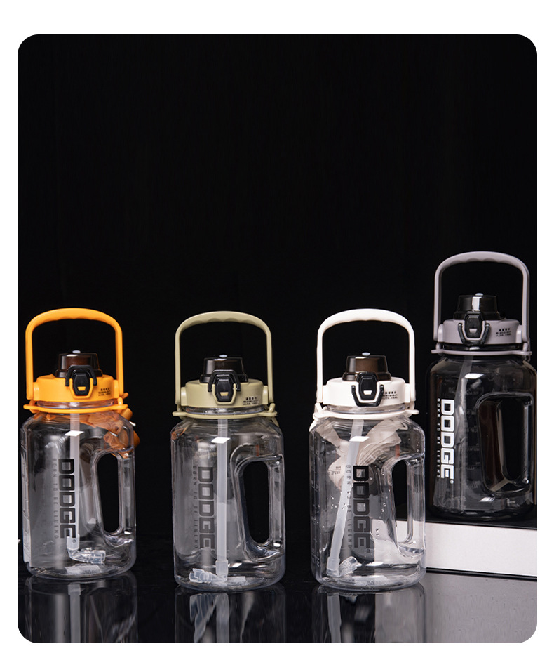 1500ML Dodge Awakening Fat Guy Plastic Cup Tritan Large Capacity Ton Bucket Outdoor Sports Car Water cup pic 7