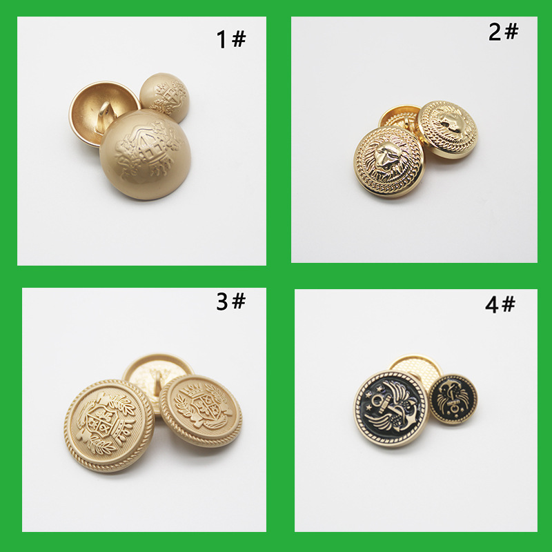 The manufacturer has medium and high-quality metal buttons, high feet, hand-sewn buttons for windbreakers in stock. Metal buttons and QQ buttons can be customized with logos pic 6