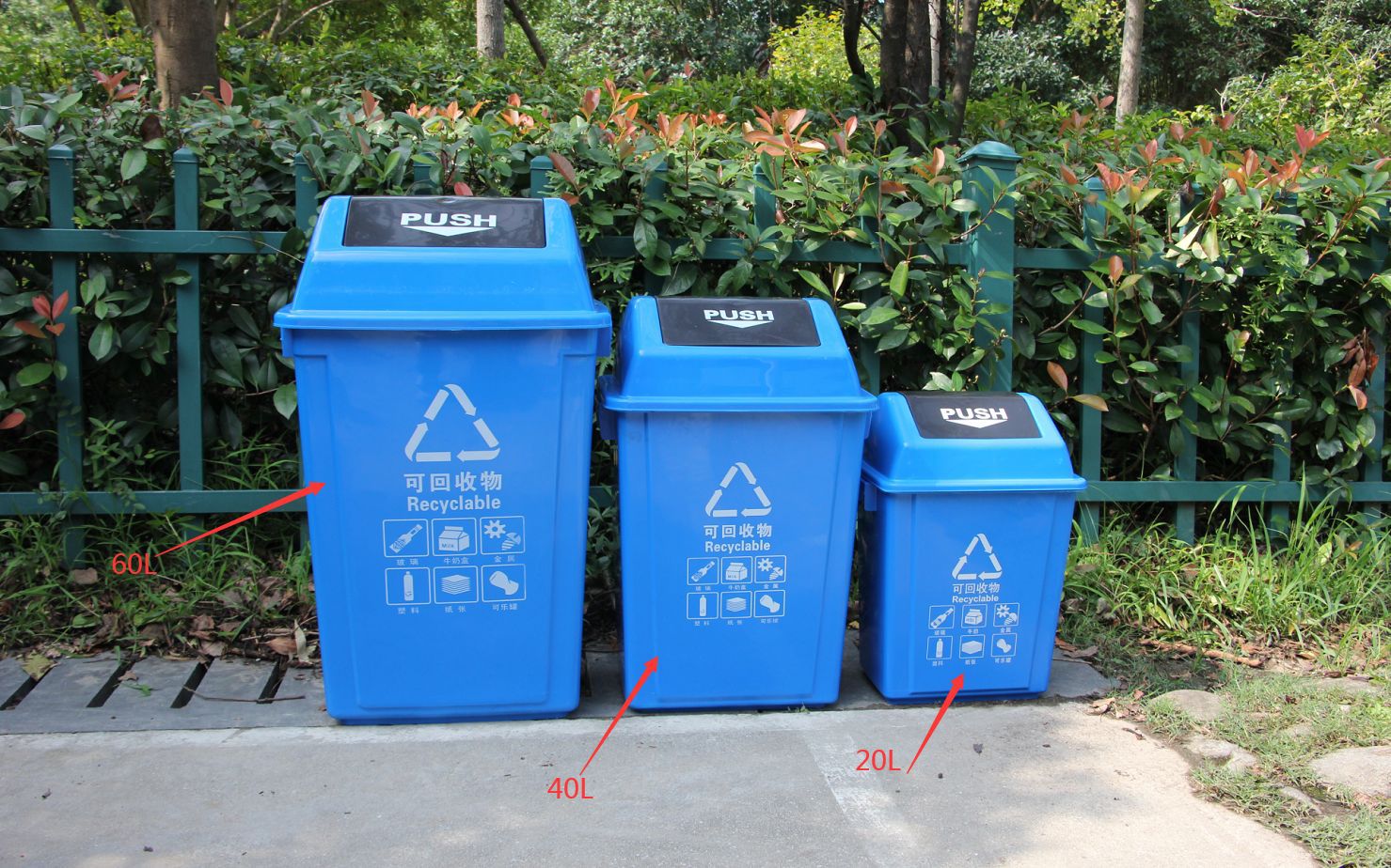 8L small square plastic trash can, 15-liter uncovered trash can for school, hotel, corridor classification, household, indoor and outdoor pic 14