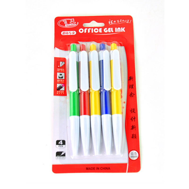 5-piece ballpoint pens in stock, factory direct sales. Cute telescopic pens, student stationery pens, 2-yuan store stationery wholesale pic 3