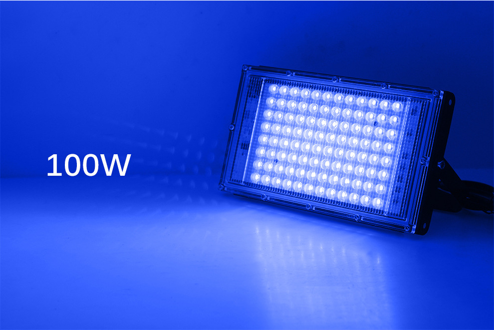 Cross-border 395nm ultraviolet floodlight, UV curing lamp, fluorescent Party stage light, black light drama performance light pic 11