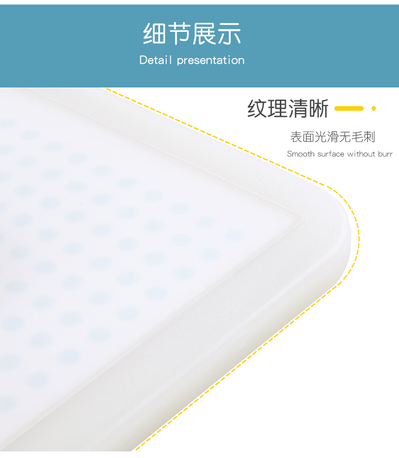 Cute double-sided cutting board, plastic fruit cutting board, household kitchen cutting board, easy to clean, with scale for convenient measurement pic 8
