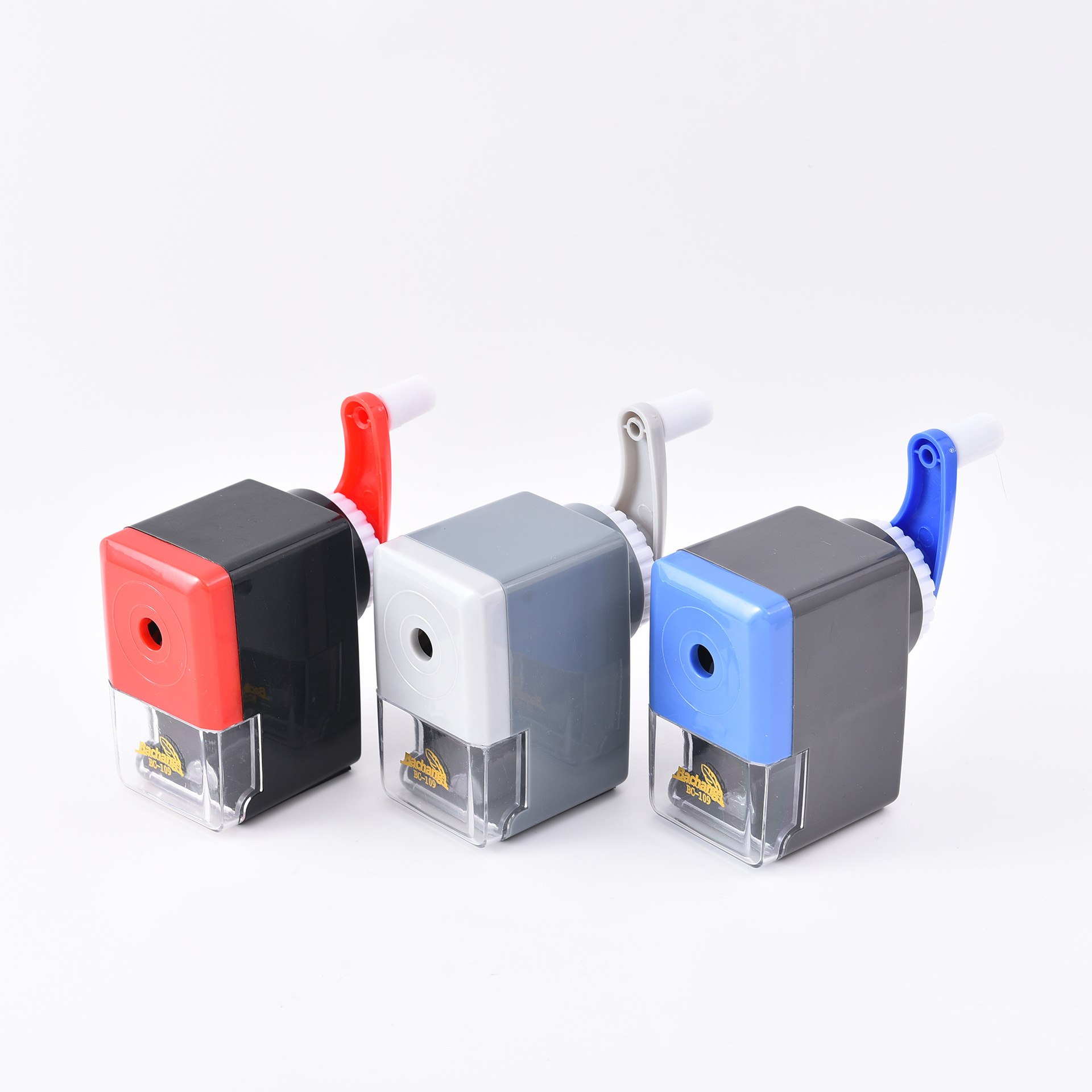 Factory direct supply of cartoon hand-cranked pen sharpener BC-109, cute hand-cranked pencil sharpener for students wholesale pic 7