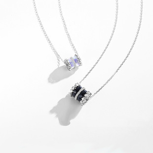 BaObAo原创设计s925纯银莫桑钻贺年小甜心红色爱心显白本命年项链详情21